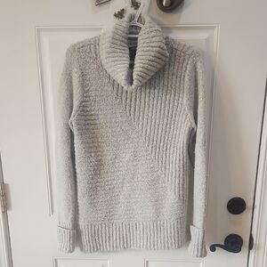 Simply Vera Vera Wang Light Gray Cowl Neck Sweater